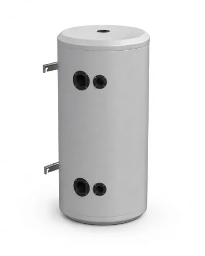 Thermostar P100N Pufferspeicher 100 Liter ohne Wärmetauscher, Heizungs-Pufferspeicher für Zentralheizung, Wärmepumpe & Heizkessel, 3 bar, 95 °C