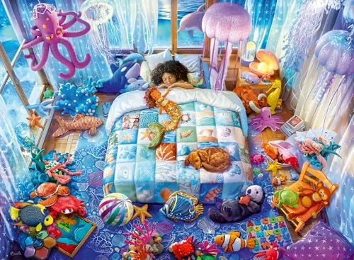 Ravensburger Kinderpuzzle 12004303 - Unterwasserträume - fantasievolles Meeres-Puzzle mit 150 Teilen, für Kinder ab 7 Jahren