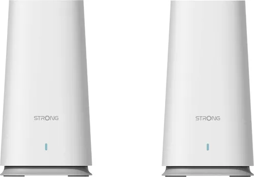 STRONG MK2100 - WLAN Mesh System, 2033 MBit/s, flächendeckende Reichweite bis zu 600 m² mit 4K-Streaming ohne Verzögerung
