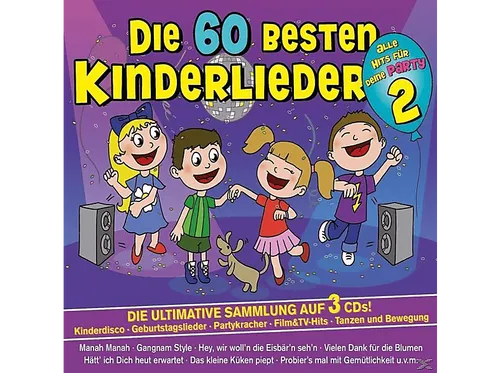 Familie Sonntag - Die 60 Besten Kinderlieder Für Deine Party - (CD)