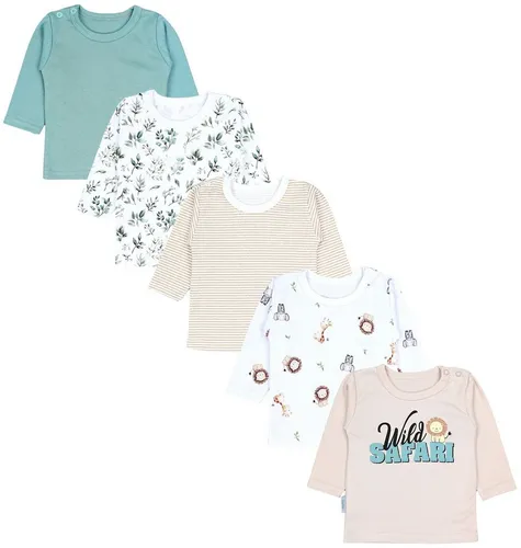 TupTam Baby Jungen Langarmshirt 5er Set gestreift von TupTam