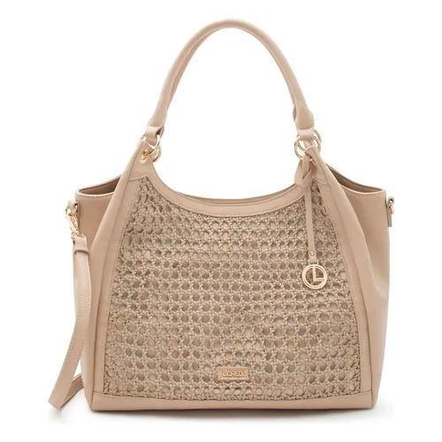L.Credi Roxana Shopper Tasche 44 cm - Braun - Stilvolle Shopper Tasche von L.Credi mit 44 cm, ideal für den Alltag. Aus robustem Material gefertigt, bietet sie viel Platz für Ihre Essentials und überzeugt durch ihr elegantes Design.
