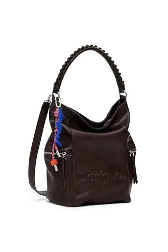 Desigual Rucksack Arica Half Logo Backpack Big Chocolate von Desigual