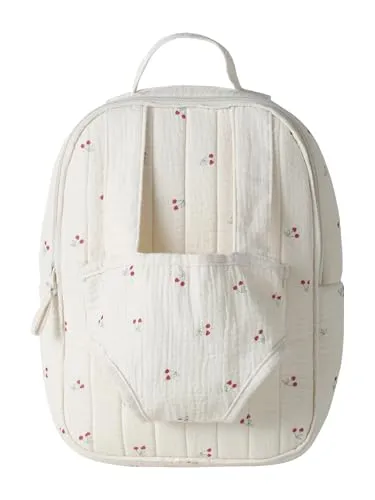 vertbaudet Puppen Tragerucksack CHERRY für Puppenbabys