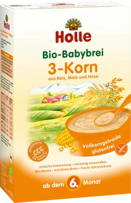 HOLLE Bio Babybrei 3 Korn 250 g von Holle baby food