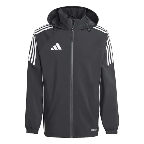 adidas Performance Tiro 24 Regenjacke schwarzweiss 2XL Herren - Regenjacke von adidas Performance mit praktischer Kapuze, ideal für sportliche Aktivitäten bei jedem Wetter.