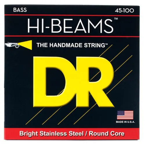 DR B HIBE MLR-45 Hi-Beam Medium Lite Saite - Gitarren- & Bass-Zubehör mit einem neuen Standard im Tonfall, fachlicher Qualität und vernikkeltem Hex-Kern für brillante Klänge.