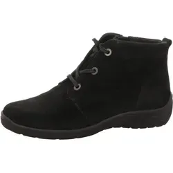 Waldläufer Hesna Wanderschuhe schwarz Gr. 40 - Damen Wanderschuhe aus warm gefüttertem Rauleder, ideal für komfortable Wanderungen bei kaltem Wetter.