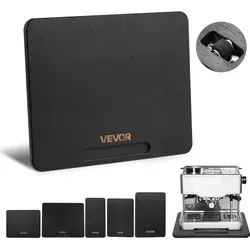 VEVOR Gleitbrett, 26,7x33 cm, Brett mit Gummirädern & hohlem Griff, einfach zu reinigen, Slider-Brett, Geräte-Rollbrett, leicht bewegliche Unterlage für Kaffeemaschine, Küchenmaschine, Schwarz