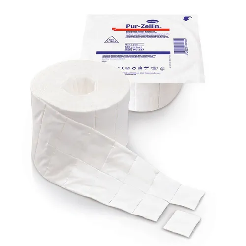 Produktbild Pur-Zellin® 4 x 5 cm unsteril Rolle zu 500 Stück