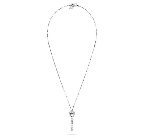 PHILIPP PLEIN Halskette Damen Edelstahl silber - Sliding $kull-Kollektion - Edelstahlkette in ONE SIZE, endlos elegant mit einzigartigem Sliding $kull-Design für stilbewusste Frauen.