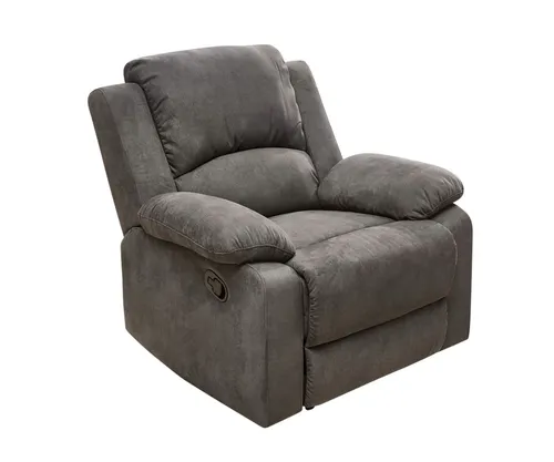 luma-home Relaxsessel 15129 - Sessel mit halbautomatischer Relaxfunktion, Tonnentaschenfederkern und pflegeleichtem Mikrofaserbezug im zeitlosen Vintage-Design für optimalen Sitzkomfort.