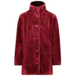 Betty&Co Damen Outdoorjacke mit Kunstfellkragen in Braun XL (44)