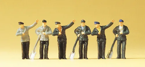 Preiser 14014 H0 Dampflokpersonal