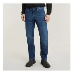 G-STAR RAW Herren Mosa Straight Jeans, Blau (Faded Atlantic Ocean) - Jeans in Straight Fit mit 5 Taschen und einem einzigartigen G-Star Label aus umweltfreundlichem Papiermaterial – ideal für stilbewusste Männer.