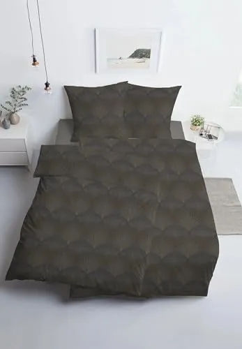 ESTELLA Mako Jersey Bettwäsche 135x200 Asra anthrazit von ESTELLA