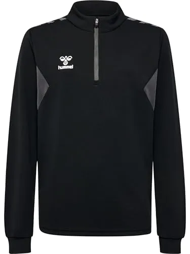 hummel hmlAUTHENTIC Half Zip Sweat Kids - Kinder-Sweater aus hochwertigem Material, hält kühl und bequem für zusätzlichen Komfort beim Spielen und Sport.