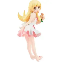 Monogatari Series Pop Up Parade PVC Statue Shinobu Oshino 14 cm - Aufstellfigur der beliebten Shinobu Oshino, detailgetreu und perfekt für Sammler und Fans der Monogatari-Reihe.
