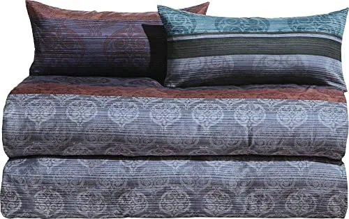 Erwin Müller Bettwäsche Sparpaket 4-tlg. Mako-Satin - Bettwäsche-Sets mit 2 Bett- und 2 Kissenbezügen aus hochwertigem Mako-Satin, pflegeleicht und mit Marken-Reißverschluss für einfachen Bezugwechsel.