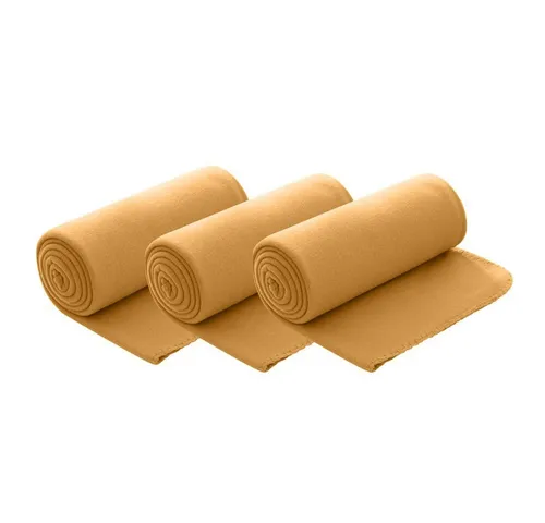 Wohndecke Polar-Fleece, wometo, OEKO-TEX®, 3 Fleecedecken mit Kettel-Rand & Anti-Pilling