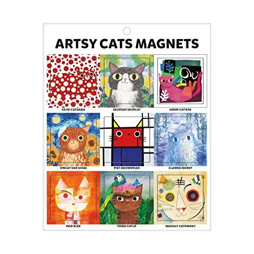 Artsy Cats Magnets (Mudpuppy)