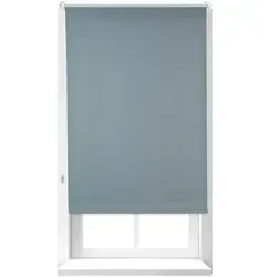 Relaxdays Verdunkelungsrollo grau 60 bis 120 breit Anthrazit,Silber