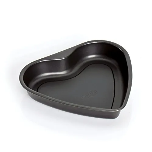 Original Kaiser Inspiration Herzbackform 24 x 20 x 4 cm, Herz-Kuchenform antihaftbeschichtet, gleichmäßige Bräunung, praktischer Griffrand