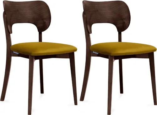 Küchen- und Esszimmerstühle Gelb von Konsimo