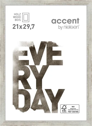 Bilderrahmen ZOOM LB 21x29.70 cm silber Fotorahmen