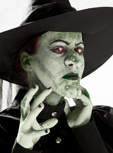 Maskworld Theaterschminke Make-Up Scary grün - Karneval Faschingskostüm