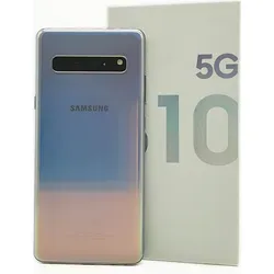 Samsung Galaxy S10 Single-SIM 5G 256GB silber - NEU - Silber