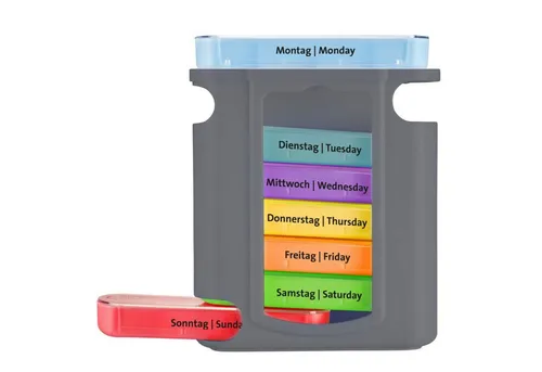 WESTMARK Pillendose 7 Tage – Praktische Box zur Aufbewahrung von Medikamenten