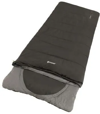 Outwell Contour Deckenschlafsack, 220x85cm, schwarz, Zipper links