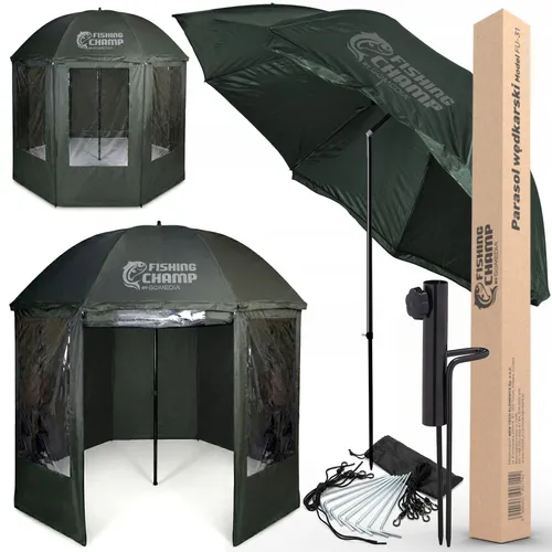 Angelschirm-Zelt, 3-in-1, wasserdicht, Regen- und Windschutz