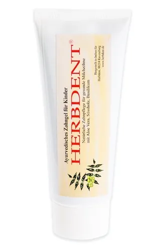 Herbdent Ayurvedisches Zahngel für Kinder, 80 ml - Zahnpflege für Kinder, sanft und natürlich mit ayurvedischen Inhaltsstoffen für eine gesunde Mundhygiene.