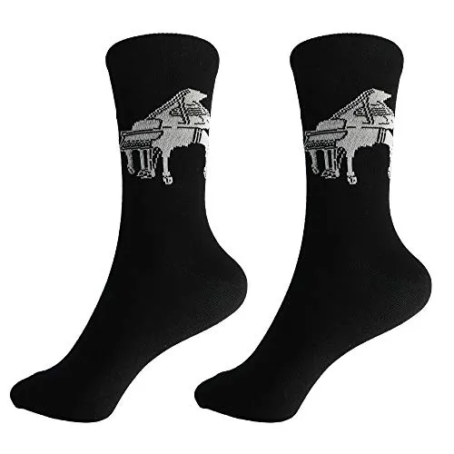 mugesh Musik-Socken Flügel (39/42) - Schönes Geschenk für Musiker