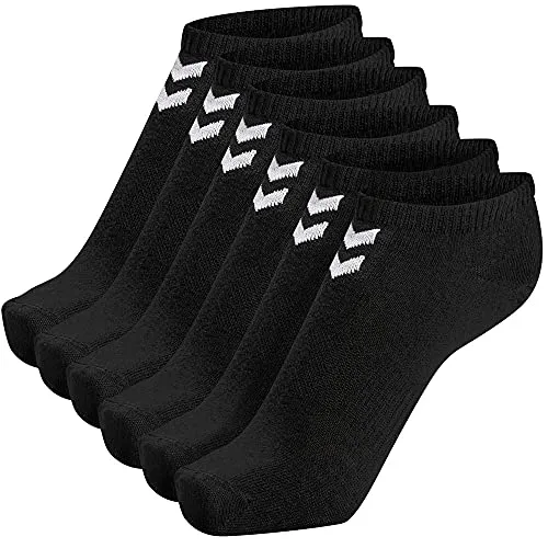 hummel Hmlchevron 6-Pack Ankle Socks, BLACK, 10 in schwarz von hummel