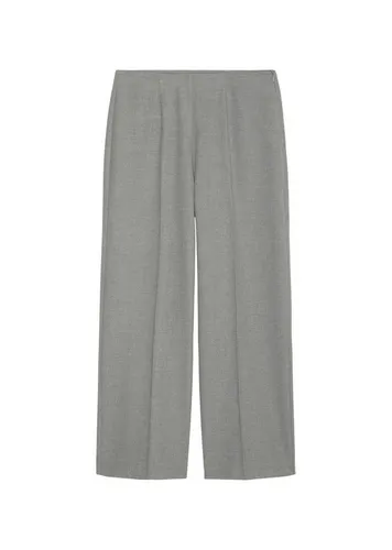 Marc O'Polo Culotte in Grau - 38 - Modische 7/8 Culotte mit Schlag und Bügelfalte, ideal für stilvolle Outfits. Perfekt für jede Gelegenheit!