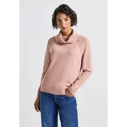 Street One Damen Pullover 3015724 mit Stehkragen in Faded Rose Mel, Größe 38 - Stylischer Strickpullover mit Knopfdetail und kuscheligem Tragekomfort, perfekt für die kalte Jahreszeit. Ideal für Damen, die Mode und Bequemlichkeit schätzen.