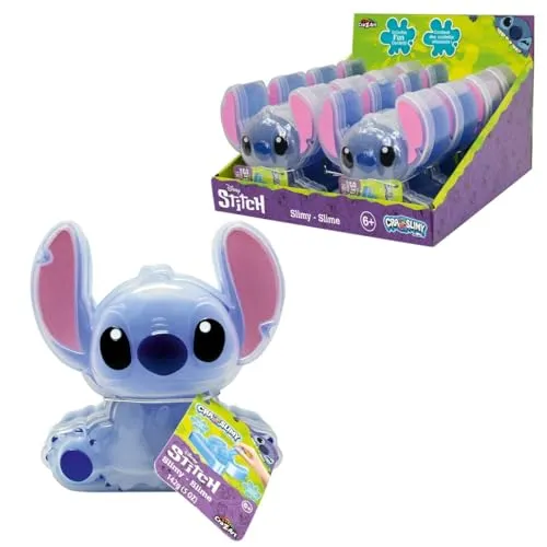 Lexibook Slime Stitch dehnbar, Lilo und Stitch, Blau, SLIM01D