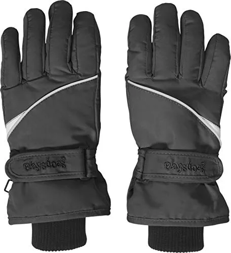 Finger-Handschuh für Mädchen - Wasserdichte Ski-Handschuhe mit Thinsulate-Technologie, ideal für den Schnee. Mit weitenregulierbarem Klettverschluss und rutschhemmendem Innenhandbesatz für mehr Sicherheit und Komfort.