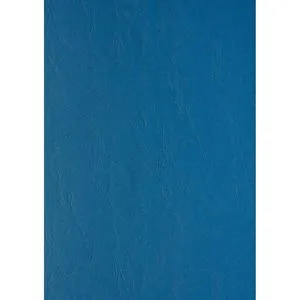 Clairefontaine Deckblätter 2768c Text und Cover, A4, Lederkarton, dunkelblau, 240 g/m², 100 Stück