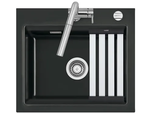 Systemceram Kara 57 Nero Keramiksp�le Excenterbet�tigung von systemceram