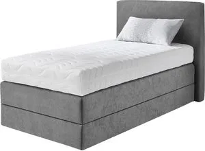 Boxspringbett grau 105x205 cm, WESTFALIA SCHLAFKOMFORT von Westfalia