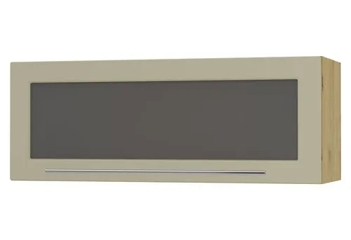 Feldmann-Wohnen Klapphängeschrank in Creme und Eiche Artisan