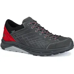 Hanwag M Coastrock Low Es Grau - Wetterfester Herren Volllederschuh - Hochwertiger Wanderschuh für Herren, ideal für Bergsteigen und Trekking. Robustes Vollleder, Größe EU 42, bietet optimalen Schutz und Komfort bei jedem Wetter.
