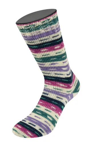 LANA GROSSA Meilenweit 100g Seta Lampone Häkelwolle, 400 m