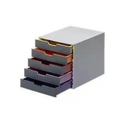 Durable Schubladenbox 760527, Varicolor 5 von DURABLE