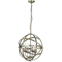 Xxxl Hängeleuchte Orbit - Höhenverstellbare Esstischlampe aus Messing - Elegante Hängeleuchte Orbit, 116 cm, aus Metall in Messingfarbe. Ideal für die Innenbeleuchtung und perfekt höhenverstellbar für jeden Esstisch.