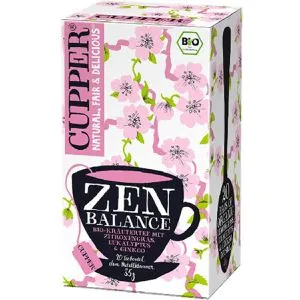 Cupper Tee Zen Balance, Kräutertee, BIO, 20 Teebeutel, 35g